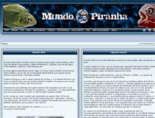 Tablet Screenshot of mundopiranha.com